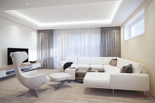 3D vizualizácia interiéru – Rodinný dom, Třinec